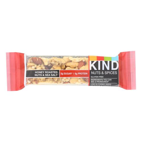 Kind Honey Roasted Nuts And Sea Salt - Case Of 12 - 1.4 Oz. - 602652199806