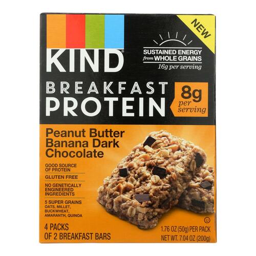 KIND: Bar Protein Peanut Banana Chocolate, 7.04 oz - 0602652204074