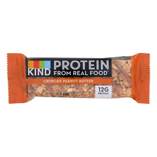 Kind Protein From Real Food Crunchy Peanut Butter Bars - Case Of 12 - 1.76 Oz - 602652207006