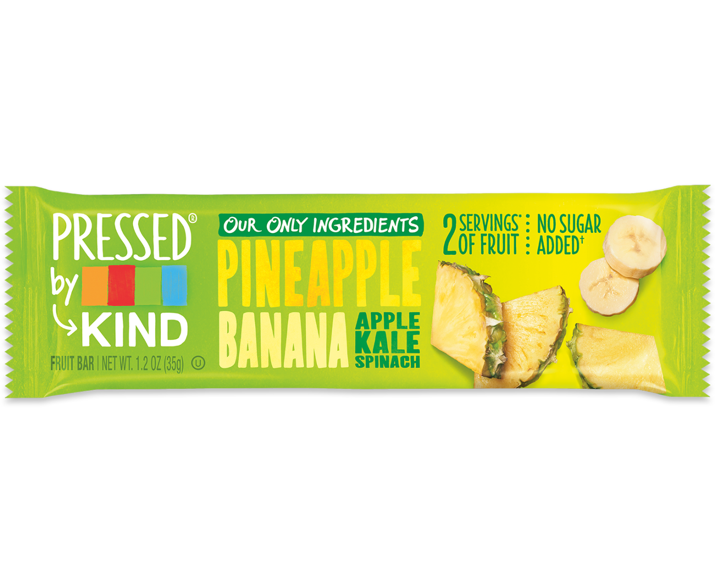 Pineapple Banana Kale Spinach Fruit Bar - 602652241031