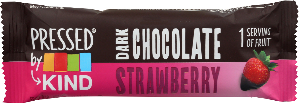 KIND: Dark Chocolate Strawberry Bar, 1.34 oz - 0602652241109