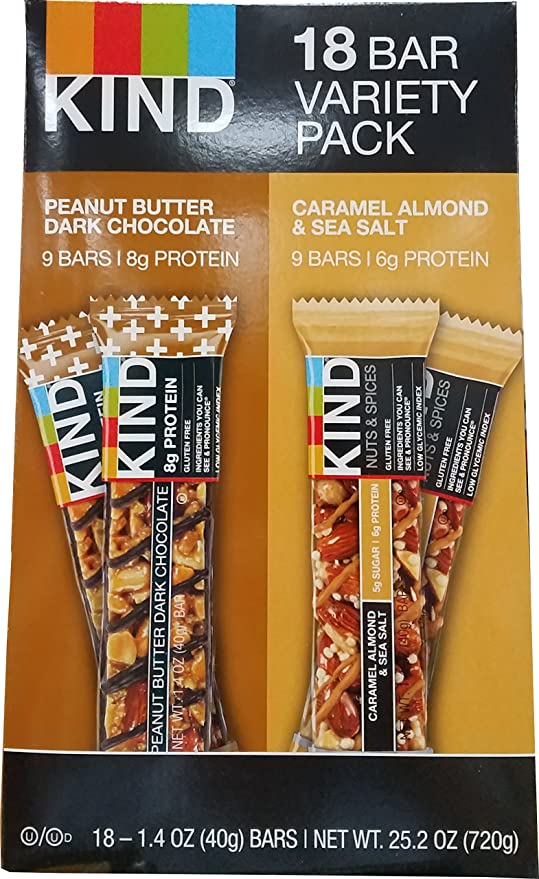  Kind Variety Pack (18 CT x 1.4 Oz ), 25.2 Ounce - 602652261909