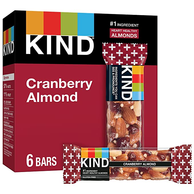 KIND Cranberry Almond + Antioxidants, 6 Count (Pack Of 1), Net weight - 602652271502