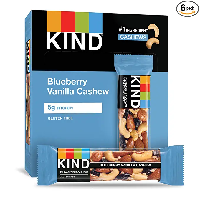  KIND Blueberry Vanilla & Cashew, 8.4 Oz (Pack Of 6)  - 602652271625
