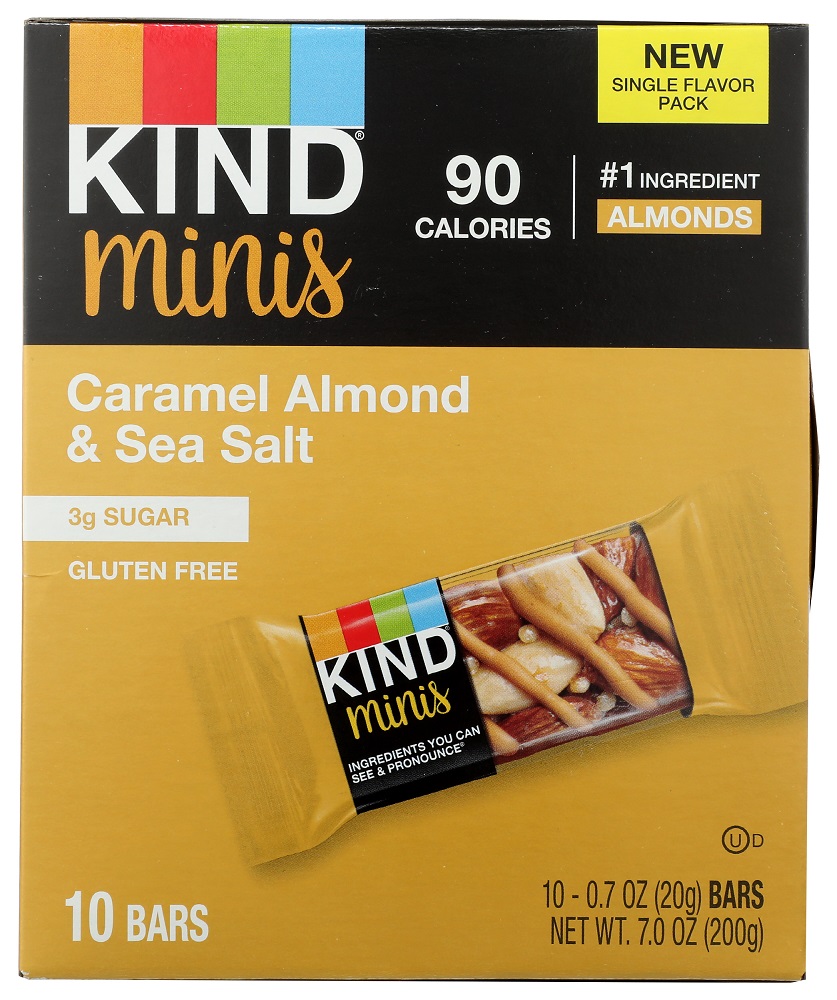 Caramel Almond & Sea Salt Minis Bars - 602652279492