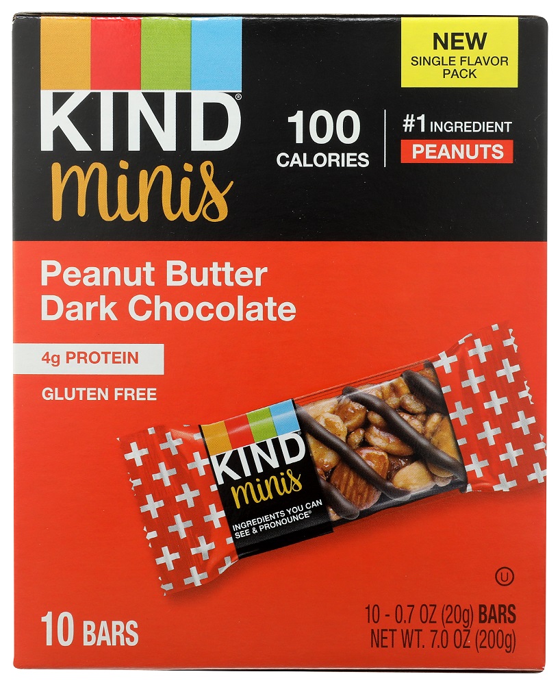 Peanut Butter Dark Chocolate Minis Bars - 602652279522