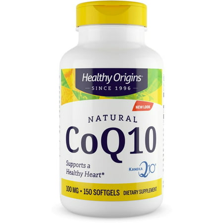 Healthy Origins - CoQ10 Kaneka Q10 Gels 100 mg. - 150 Softgels - 603573350178