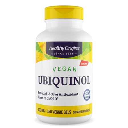 Healthy Origins Vegan Ubiquinol 100 mg 150 Veg Sgels - 603573371326