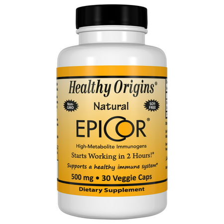 Healthy Origins EpiCor 500 mg (Immune Support) 30 Veggie Capsules - 603573578848