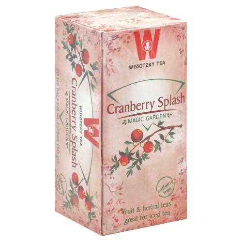 WISSOTZKY: Tea Cranberry Splash, 20 bg - 0603741000546