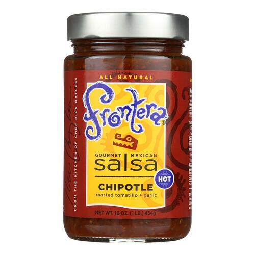 Frontera Foods Chipotle Salsa - Chipotle - Case Of 6 - 16 Oz. - 0604183110107