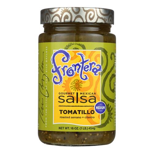 FRONTERA: Salsa Medium Tomatillo, 16 oz - 0604183110503
