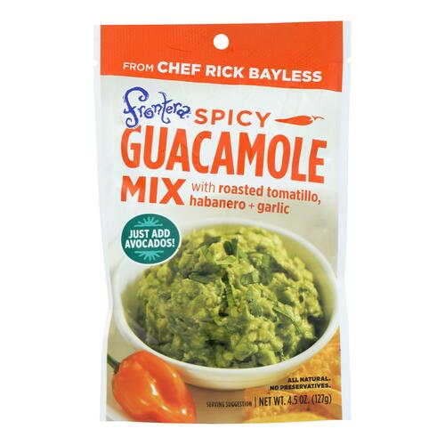 Frontera Foods Spicy Guacamole Mix - Guacamole Mix - Case Of 8 - 4.5 Oz. - 604183110541