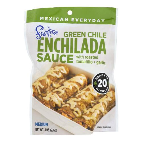 Frontera Foods Green Chile Enchilada Sauce - Green Chile - Case Of 6 - 8 Oz. - 0604183121431