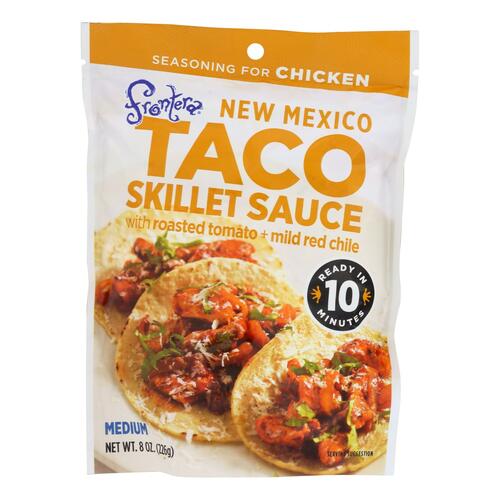 Frontera Foods New Mexico Taco Skillet Sauce - New Mexico - Case Of 6 - 8 Oz. - 604183121714