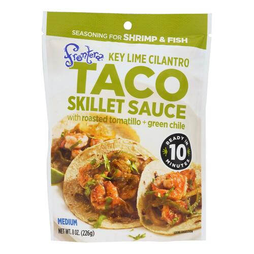 Frontera Foods Key Lime Cilantro Taco Skillet Sauce - Skillet Sauce - Case Of 6 - 8 Oz. - 0604183121721