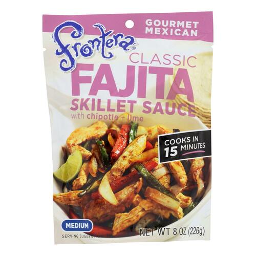 Frontera Foods Classic Fajita Skillet Sauce - Classic Fajita - Case Of 6 - 8 Oz. - dry