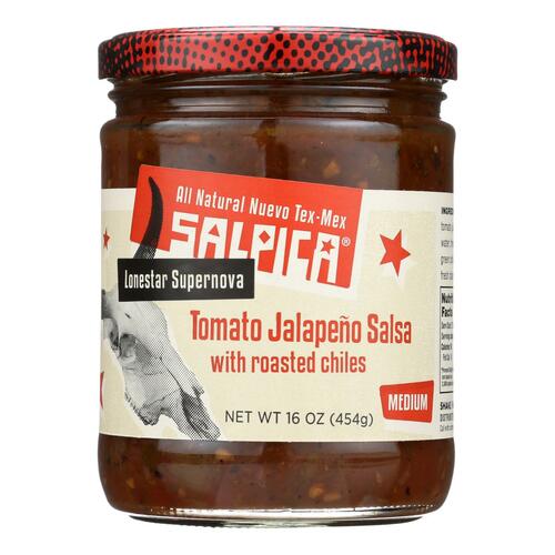 Salpica Salsas Dip - Tomato Jalape?o - Case Of 6 - 16 Oz. - 604183310101