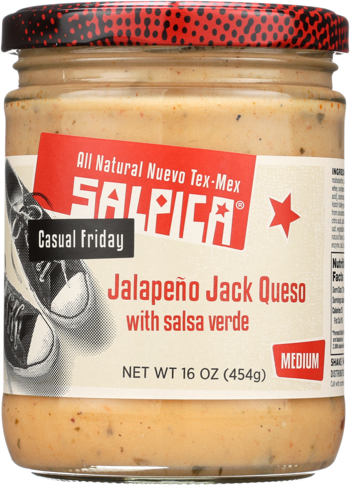 Casual Friday Medium Jalapeno Jack Queso With Salsa Verde - 604183320605