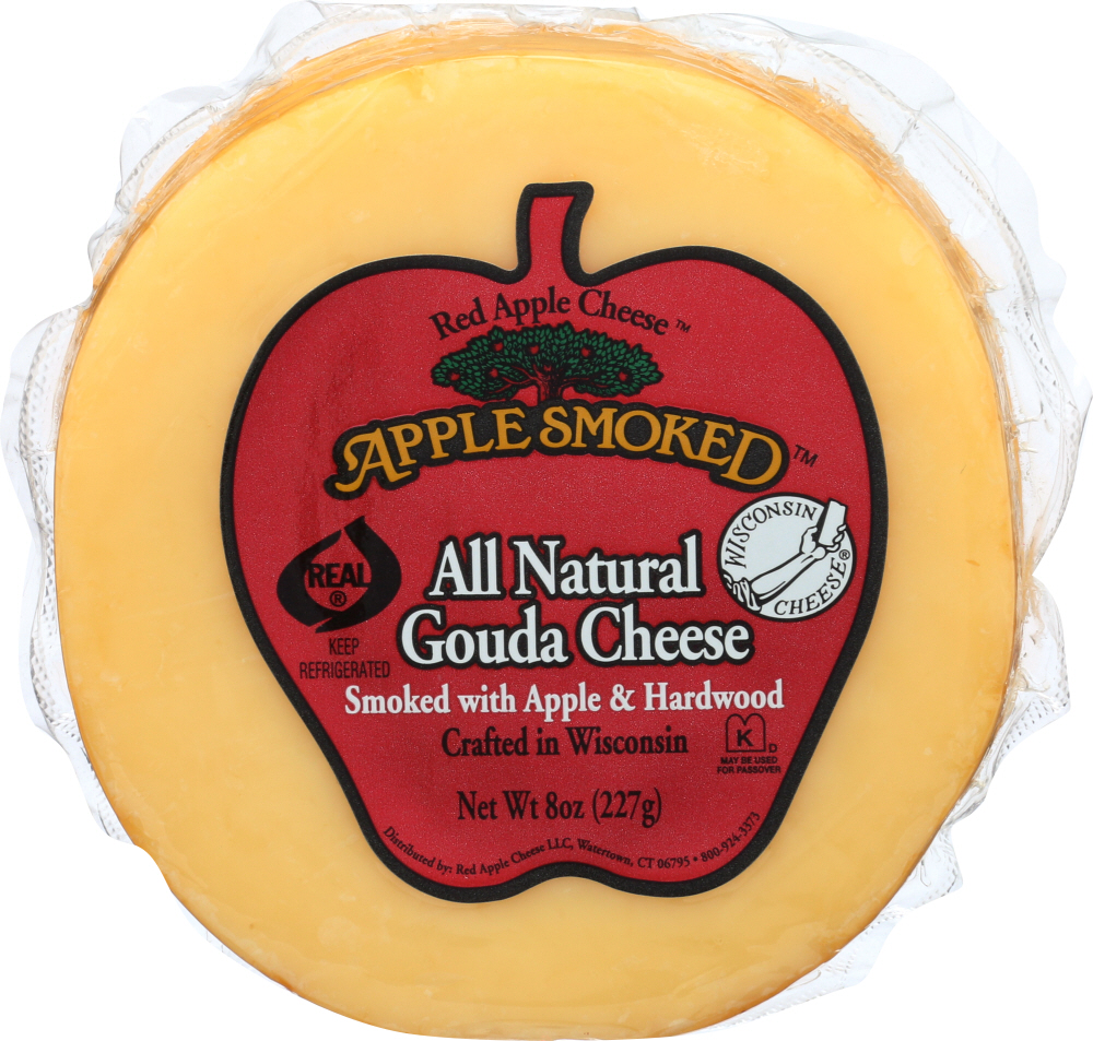 Red Apple Cheese, All Natural Gouda Cheese, Apple Smoked - 604262008080