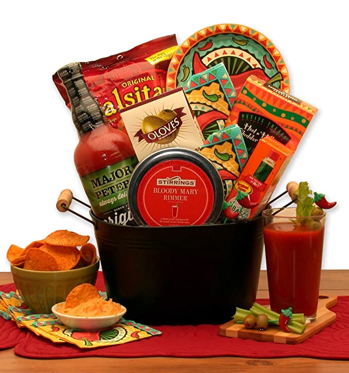  Bloody Mary Mixer Drink Gift Basket  - 604348897058