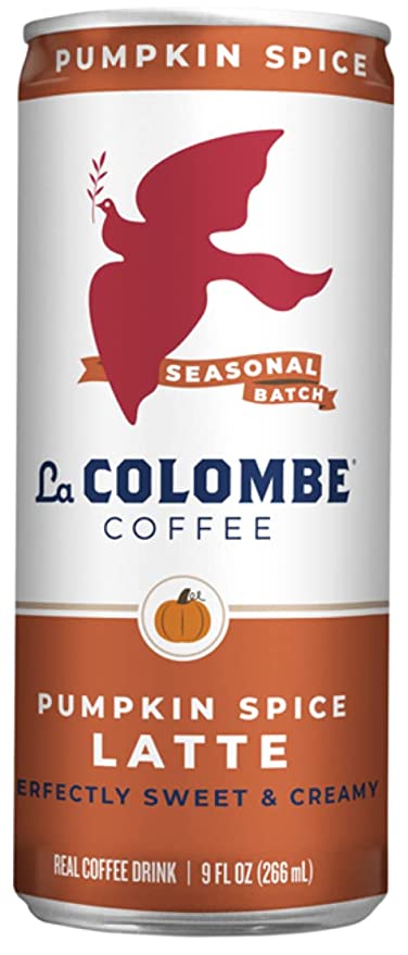 La Colombe Draft Latte - 12 Count - Cold-pressed Espresso & Frothed Milk + Real Pumpkin - Made With Real Ingredients - Grab & Go Coffee, Pumpkin Spice, 9 Fl.Oz - 604913000661