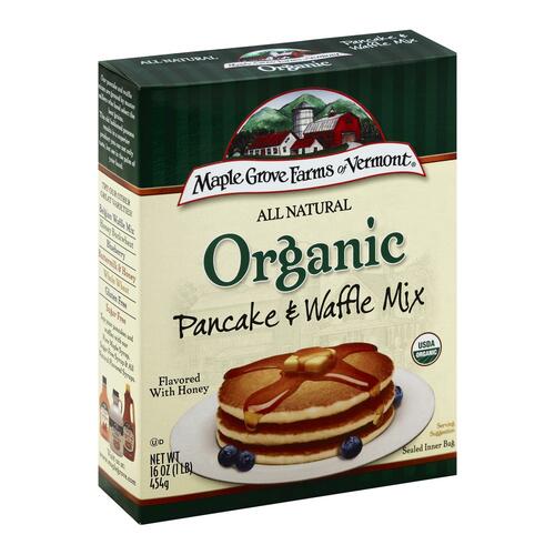 Organic Pancake & Waffle Mix Flavored With Honey, Honey - 605021009713