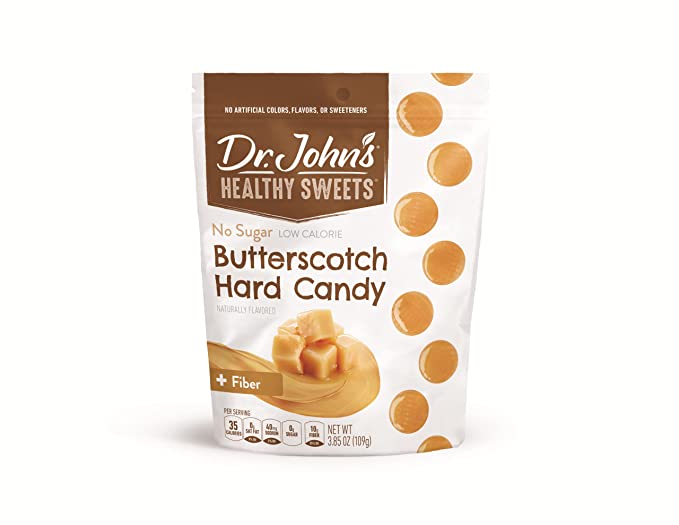  Dr. John's Healthy Sweets Sugar Free Butterscotch Hard Candies (24 count, 3.85 OZ)  - 605245009148
