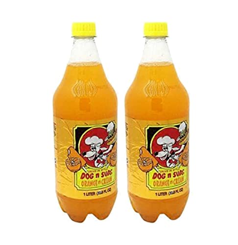 Dog n Suds Drive-In Style Orange n Cream Classic Soda Pop Drink - 2 Bottles (2 Liters) - 605806123801