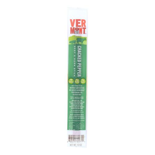 Vermont Smoke And Cure Realsticks - Cracked Pepper - 1 Oz - Case Of 24 - 0606274325711