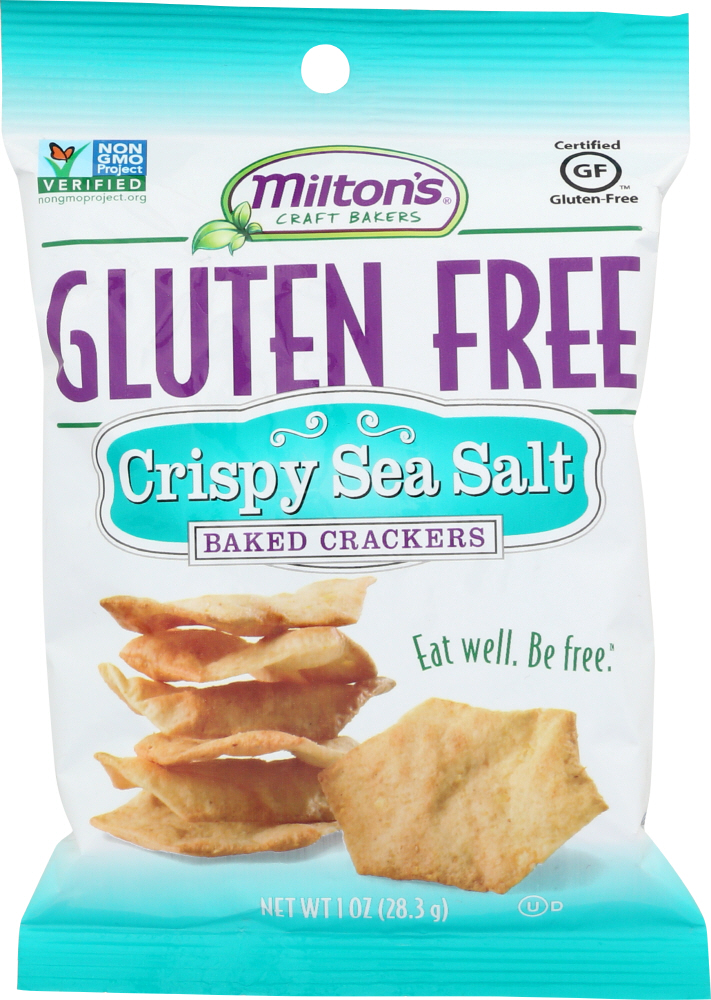 Crispy Sea Salt Gluten Free Baked Crackers, Crispy Sea Salt - crispy