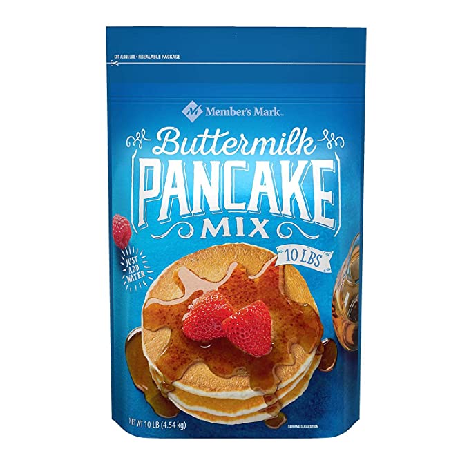  Member's Mark Buttermilk Pancake Mix (10 lbs.) (pack of 6)  - 607169092602