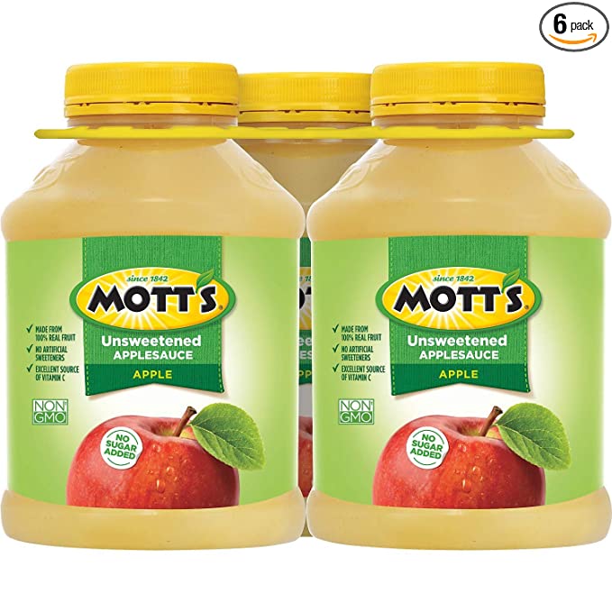  Mott's Unsweetened Applesauce (46 oz. ea., 3 ct.) (pack of 6)  - 607169092725