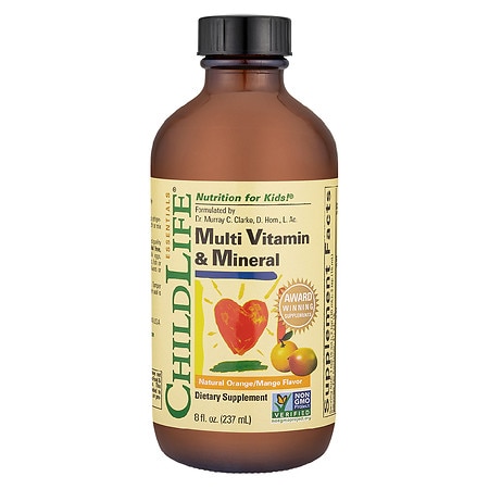Child Life Essentials - Child Multi Vitamin & Mineral Liquid Orange/Mango Flavor - 8 oz. - 608274103009