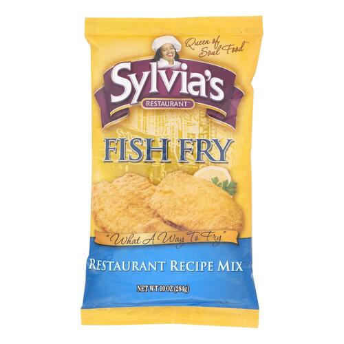 Sylvia's Fish Fry Mix - Case Of 9 - 10 Oz. - 608623000829
