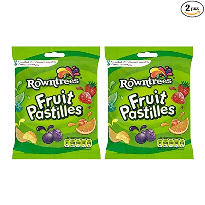  Rowntrees Fruit Pastilles Bag 143g (Pack of 2)  - 610366409456