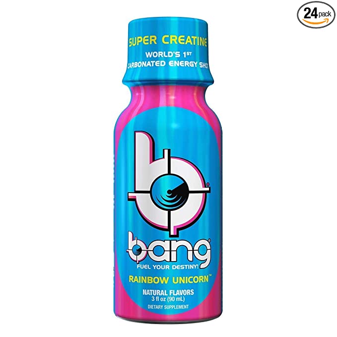 VPX Bang Energy Shots Rainbow Unicorn 3 Ounce (24 Pack) - 610764262226