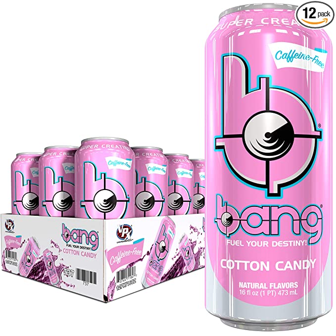 Bang CF Cotton Candy 16oz 12pk - 610764711847
