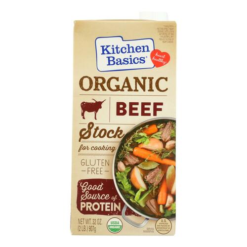 KITCHEN BASICS: Stock Beef Organic, 32 oz - 0611443010770