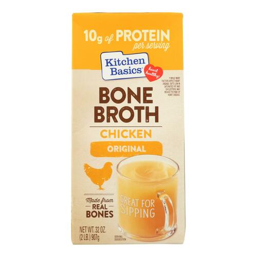 KITCHEN BASICS: Broth Bone Chicken, 32 oz - 0611443010855