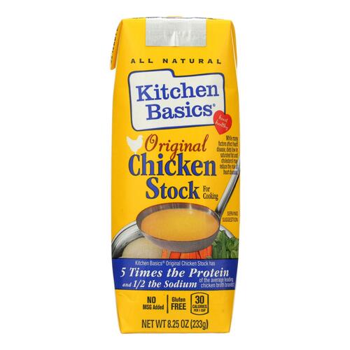 KITCHEN BASICS: Stock Chicken Gluten Free, 8.25 oz - 0611443320084