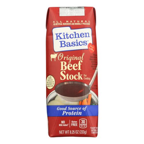 KITCHEN BASICS: Stock Beef Gluten Free, 8.25 oz - 0611443320183