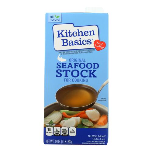 KITCHEN BASICS: Original Seafood Cooking Stock, 32 Oz - 0611443340310