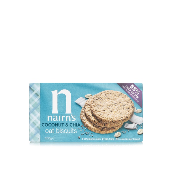 Nairn's coconut & chia oat biscuits 200g - Waitrose UAE & Partners - 612322001063