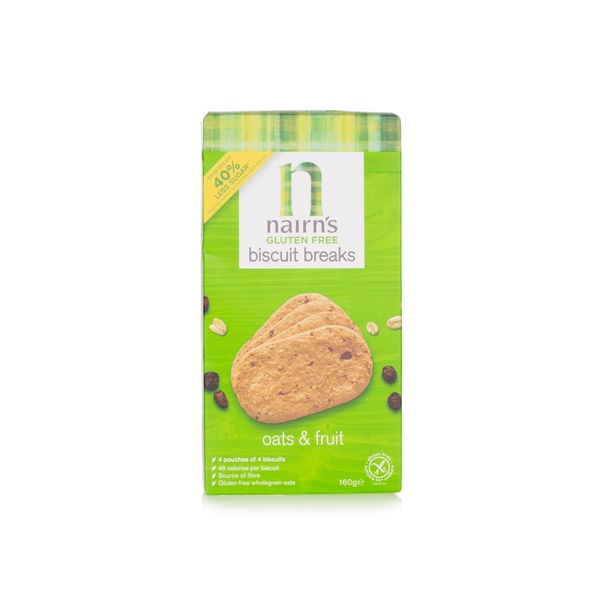 Nairn's oats & fruit biscuit breaks 160g - Waitrose UAE & Partners - 612322030018
