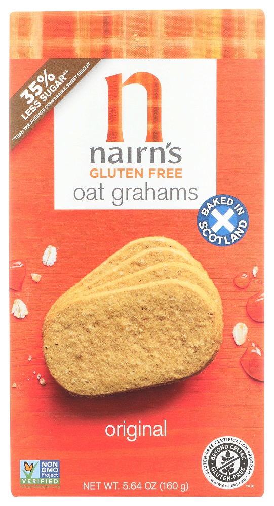 NAIRN’S: Gluten Free Original Oat Grahams, 5.64 oz - 0612322030032
