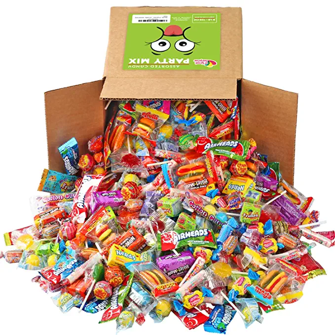  Party Mix - 8 Pounds - Candy Bulk - Piñata Candies - Individually Wrapped - Assorted Candy  - 612524320054
