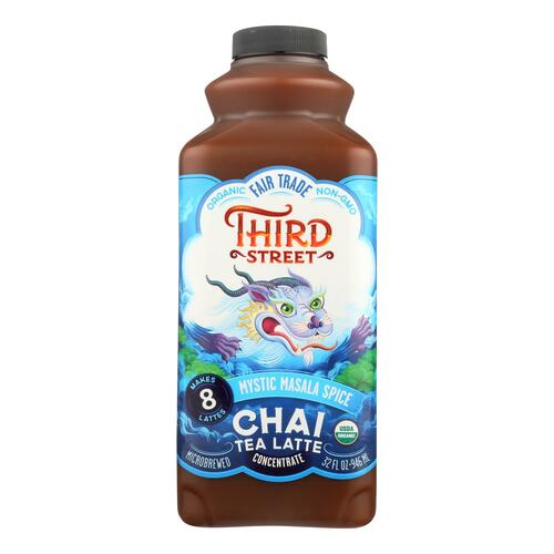 Third St Chai - Mystic Masala Spice - Case Of 6 - 32 Fl Oz. - twists