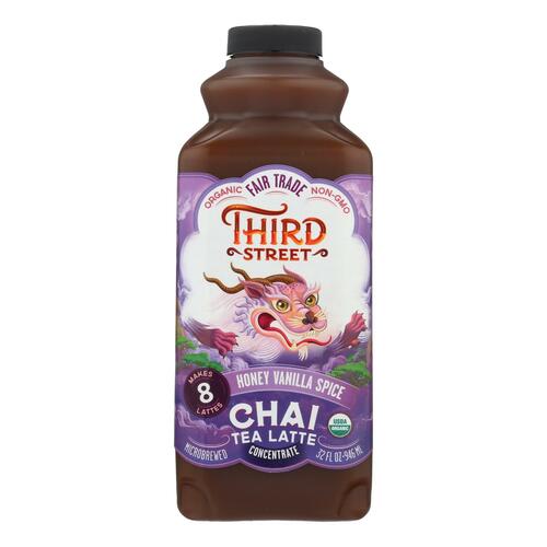 Third St Chai - Honey Vanilla Spice - Case Of 6 - 32 Fl Oz. - 612884887419