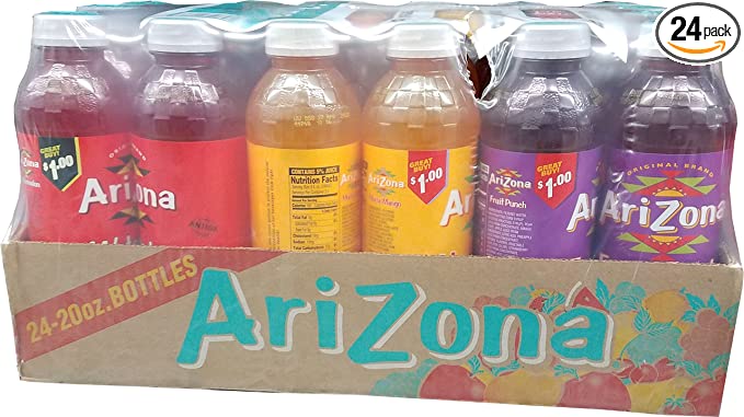 Arizona Juice Tall (24 PK/ 20 OZ), 480 Ounce - 613008742133